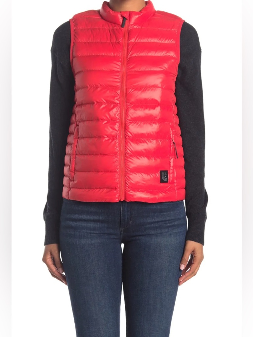 🔥🔥🔥LOLE Maria Zip Puffer Vest R352 - FLAME RED, Size Large